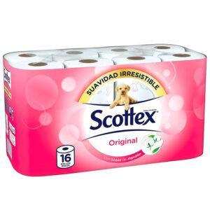 Papel higienico scottex original
pack 12+4 rolos.