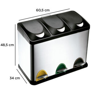 Contentor de lixo met&aacute;lico