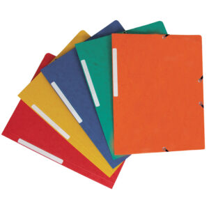 Pasta de el&aacute;sticos q-connect din
a4 com abas sortidas