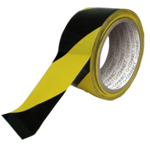 Fita adesiva de
seguranca amarela e preta