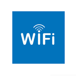 Etiqueta adesiva apli desinalizacao simbolo wifi 114x114mm.