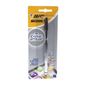 Esferogr&aacute;fica Cristal Stylus - Preto