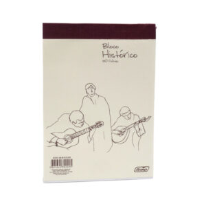 Bloco Apontamentos Hist&oacute;rico A6 Liso
